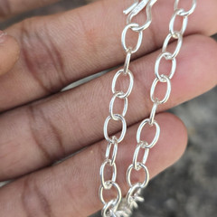 16 inch Handmade 925 Sterling Silver Necklace Chain Jewelry, Healing, Spiritual