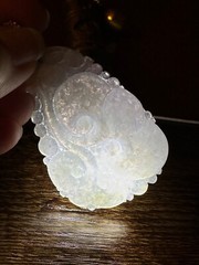 Genuine Icy Jadeite Jade Pendant Necklace Handcrafted USA Seller Certified