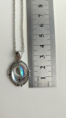 handmade cabochon spider web pendant necklace acrylic hand carved gothic jewelle