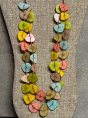 TAGUA NUT JEWELRY NECKLACE ARTISAN HANDMADE UNIQUE GIFT BOHO STATEMENT BRAND NEW