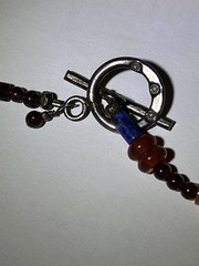 Vintage Artisan Handmade Rainbow Multicolor Gemstone Necklace