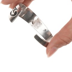 6.375″ Vintage Native American overlay style sterling cuff bracelet