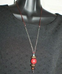 handcrafted bohemian beaded gypsy tribal peasant necklace jewelry casual club