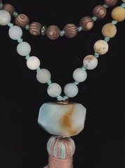 Necklace Meditation Prayer Beads 18″ Unisex Buddhism Handcrafted One Of A Kind