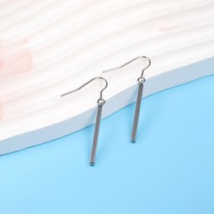 Limerencia Pure Titanium Vertical Bar Dangle Earrings,Lightweight Drop Earrin…