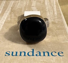 NWT Sundance Jes Maharry Silver Gold Bezel Sugilite Square Cabochon Ring Size 6
