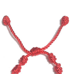 10 Knots Evil Eye Baby bracelet for protection in Red string