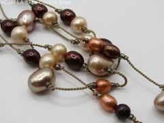 18.5″ Multi-Strand Freshwater Baroque Pearl Necklace