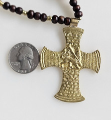 Ethiopian Lion of Judah pendant Necklace beaded hand crafted necklace