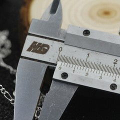5pcs 16-30inch Silver Figaro Chain Necklaces Jewelry For Pendant Accessory