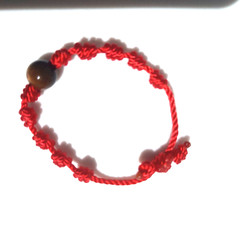 Baby Bracelet Tiger’s Eye In Red String
