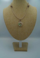 Glass Vial with Tiny Multicoloured Sea Glass Pieces & Adjustable Necklace (P#58)