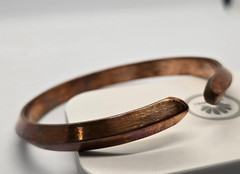 1 Pc Pure Copper Bangles Men Women Bracelet Bangle, Healing Bangle Cuff Solid
