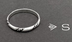 SILPADA Sterling Silver BRAIDED BAND Ring~ONE from Set #R0593~Size 8.5~RETIRED!