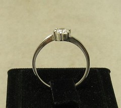 Genuine Stylish Sterling Silver Ring Solid 925 4.5mm CZ Hallmarked Handmade