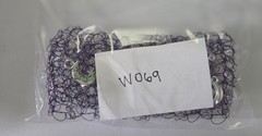 Purple Moon & Star Statement Bracelet Handmade Wire Jewelry 43 Beads W069