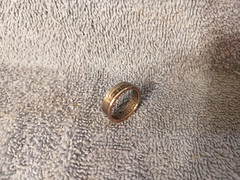 1991 Washington Quarters, Handmade Coin Ring, Size 7 -1/2