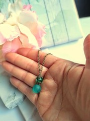 Handcrafted Sea Glass Necklace, Antique, Gift For Her, Beach Jewelry