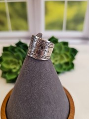 Silpada 925 Sterling Silver Be True To Your Dreams Ring R1820 Israel Size 10