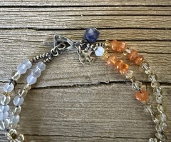 Sundance Catalog Peyote Bird Citrine And Topaz Bracelet