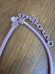 Hand-carved Necklace With pendant, reminiscent of traditional Asian carvings