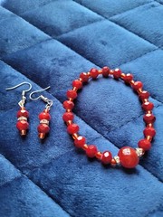 Handmade Jewelry Bracelet and Earrings Set by North Star Jewelry and More