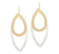 Stephanie Kantis – Classic Gold & Silver Earrings – New With Pouch
