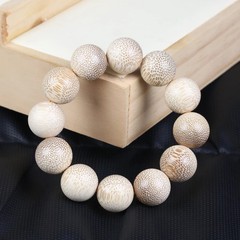 Natural Bamboo Bracelet Men’s 20mm Wooden Beaded Bamboo Bracelet Handmade Crafts