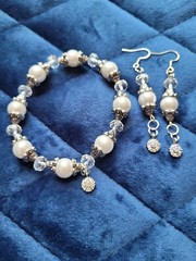 Handmade Jewelry Bracelet and Earrings Set by North Star Jewelry and More