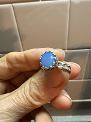 Ring, Ethiopian Opal in Sterling Silver Ring, size 6.5, NEW