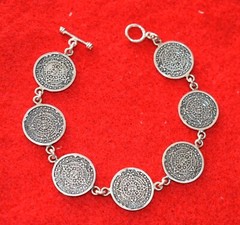 Sterling Silver AZTEC Bracelet .925 TAXCO 24 grams NEW
