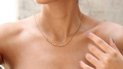 SilverGoldandRose Custom Morse Code Necklace – Personalized Hidden Message Jewel