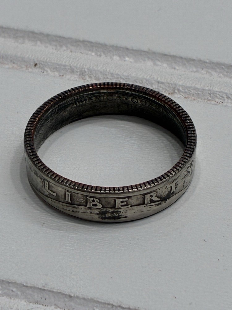 Liberty Ring Made From United States Quarter