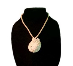 Handmade Natural Sea Shell Necklace 12″ Summer Beach Vacation Travel Exotic
