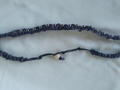 HEMP SURFER SKATER HIPPIE NECKLACE 24″ Unisex Boho Beaded Macrame USA Seller