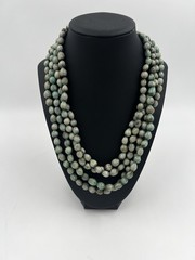 84″ JOB TEAR SEED NECKLACE Coix lacryma-jobi HAWAII Single Strand Handmade