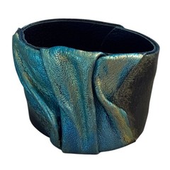 One of a Kind Handmade Artisan Leather Bracelet