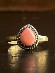 Pink Conch Ring Size 6.75 | 925 Sterling Silver G535