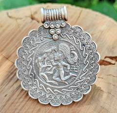 Silver Bracteates Replic, Viking Medieval Сoins, Norse Bracteate Jewelry