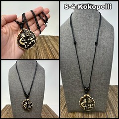 Puerto Rico Taino Symbol Necklace Resin Pendant 1.5” Adjustable Cord 18-30″