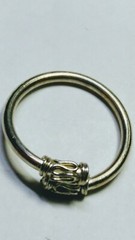 CUTE STERLING SILVER.925 FINGER/TOE RING SIZE 4.0-4.25!