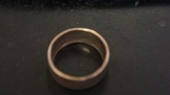 UNITED STATES HALF DOLLAR RING – SIZE 9.75 SILVER