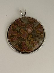 Tuber Agate Pendant 1.5 Inch