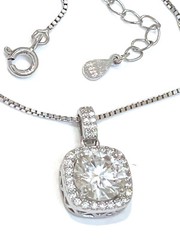 2 ct Diamond Necklace Pendant Jewelry Graduation gift for Daughter Wisdom Grad