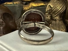 Sterling Silver & LiDiex Glassworks Goldstone Healing Altar Ring – Voodoo Estate