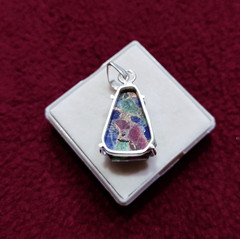 SALE Copper Quartz Gemstone Pendant 925Sterling Silver Handmade Gemstone Pendant