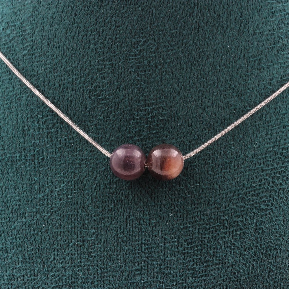 stones And Minerals. Necklace 2 Ruby Beads From Mogok, Burma, Myanmar. Quality