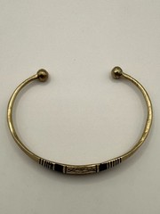 Handcrafted African Berber Moroccan Gold Color Bracelet Ethnic Tuareg Jewelry