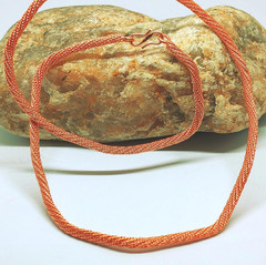 32 inch Pure Copper Wire Mesh Chain Necklace, Healing Copper Jewelry, Spiritual