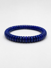 100% Natural Lapis Lazuli Bracelet | Genuine Blue Gemstone Stretch Bracelet